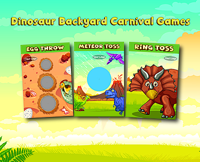 Dinnosaur Backyard Carnival Games