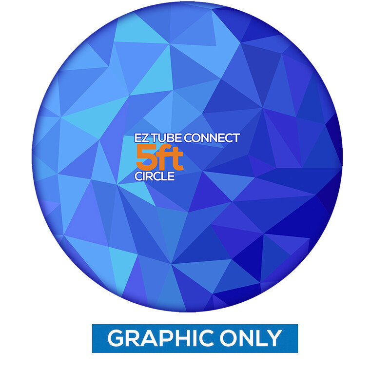 5ft Circle Double Side Print Replacement Graphic