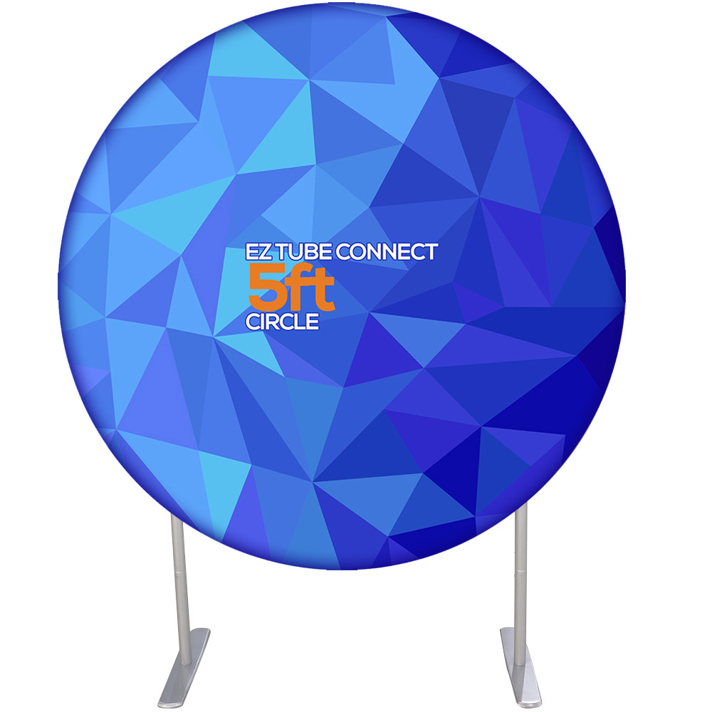 5ft Tension Fabric Circle (Double Side Print)