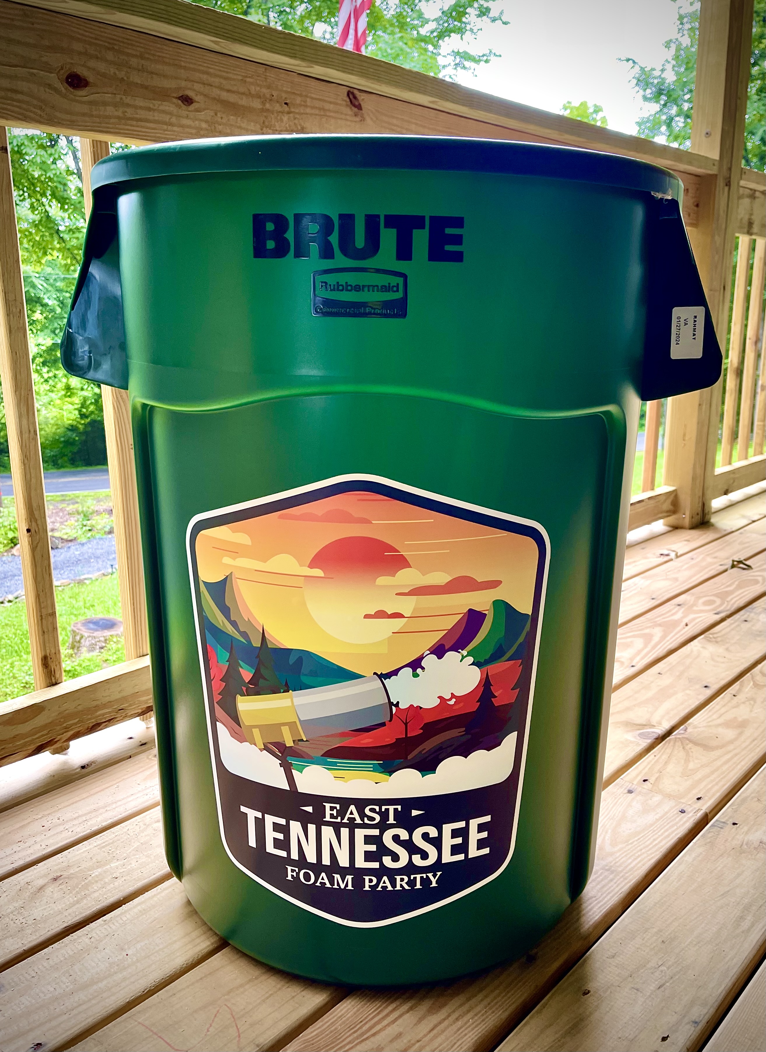 Trash Can Sticker