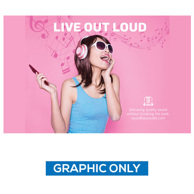 10ft Pop Up Backdrop w/Endcaps Replacement Graphic 10ft Pop Up Backdrop w/Endcaps Replacement Graphic