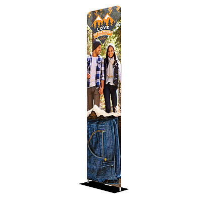 Tension Fabric Banner Stand 24x 90"