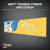 30ft Tension Fabric Backdrop (Single or Double Side Print)